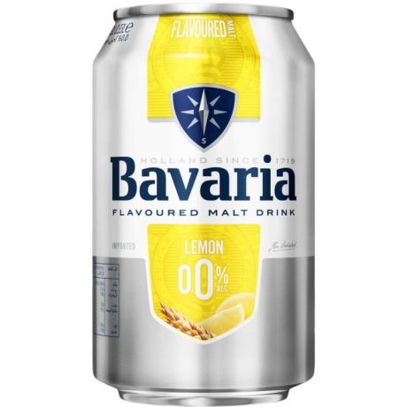 نوشیدنی مالت بدون الکل لیمو Bavaria باواریا 330 میلی لیتر