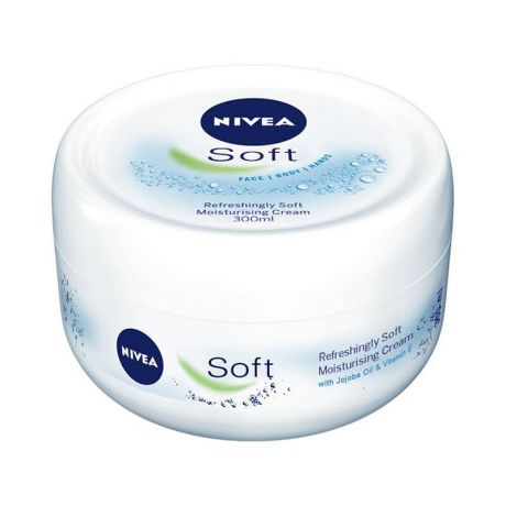 کرم نرم کننده و مرطوب کننده نیوآ سافت Nivea Soft حجم 300 میل