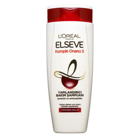 شامپو ترمیم کننده Loreal Elseve مدل Komple Onarıcı 5 حجم 450 میلی