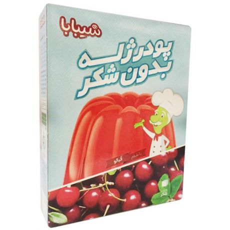 پودر ژله بدون شکر شیبابا با طعم آلبالو 30 گرم