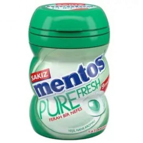 آدامس منتوس mentos نعنایی مدل pure fresh حجم 60 گرم