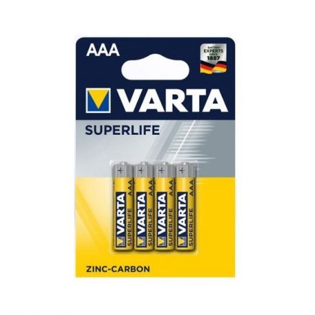 باتری نیم قلمی Varta وارتا 1.5 ولتی سایز AAA مدل Superlife 