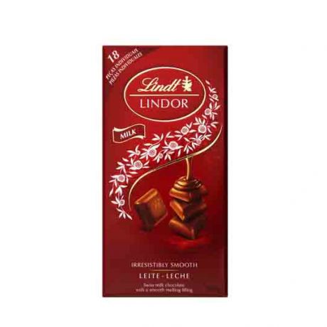 شکلات تخته ای شیری Lindt لینت لیندور 100 گرم