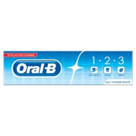 خمیر دندان اورال بی Oral B مدل 1.2.3 حجم 100 میلی لیتر