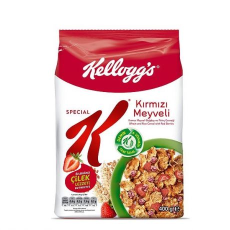 کورن فلکس اسپیشال مخلوط میوه های قرمز kelloggs کلاگز 400 گرم