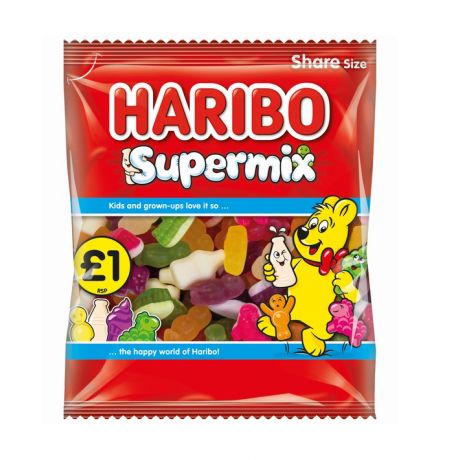 پاستیل هاریبو مدل Supermix حجم 140 گرم