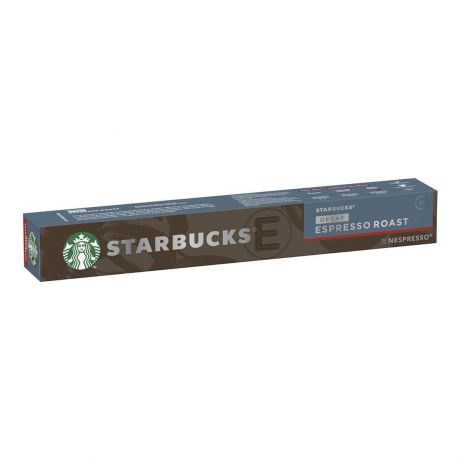 کپسول قهوه دی کافئین Starbucks استارباکس مدل Espresso Roast بسته 10 عددی