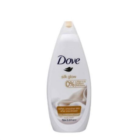 شامپو بدن داو بدون سولفات Dove مدل silk glow حجم 750 میلی لیتر