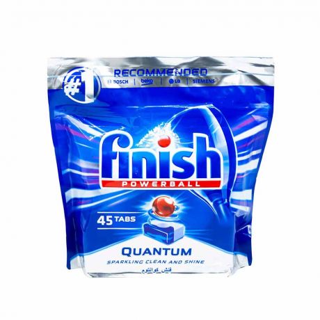 قرص ماشین ظرفشویی فینیش Finish مدل Quantum بسته 45 عددی