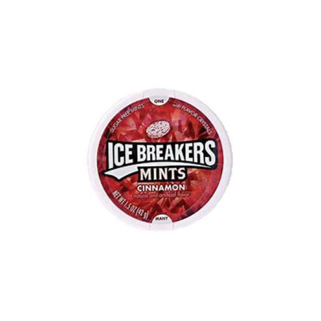 قرص خوش بو کننده دهان آیس برکرز ICE BREAKERS با طعم نعنا و دارچین 36 گرم