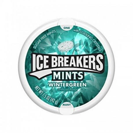 قرص خوش بو کننده دهان آیس برکرز ICE BREAKERS با طعم wintregreen مقدار 42 گرم