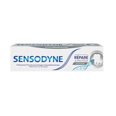 خمیر دندان سفید کننده Sensodyne سنسوداین مدل Repair & Protect حجم 75 میل