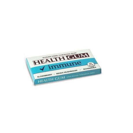 آدامس Health Gum بدون قند مدل immune بسته 14 عددی