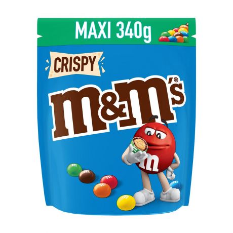 اسمارتیز ام اند ام ( m&m ) مدل Crispy حجم 340 گرم