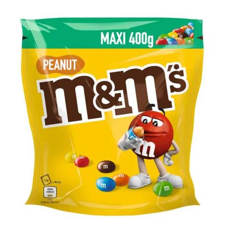 اسمارتیز ام اند ام (m&m) مدل ( Peanut ) بادام زمینی 400 گرم