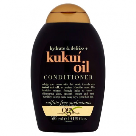 نرم کننده مو او جی ایکس Ogx ( بدون سولفات ) مدل Kukui Oil حجم 385 میلی لیتر 