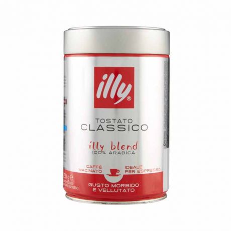 پودر قهوه آسیاب شده ایلی illy مدل Classico حجم 250 گرم