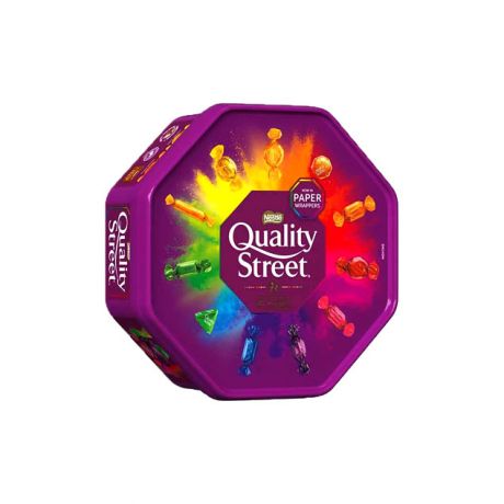 تافی شکلات کادویی جعبه ای کوالیتی استریت Quality Street حجم 600 گرم