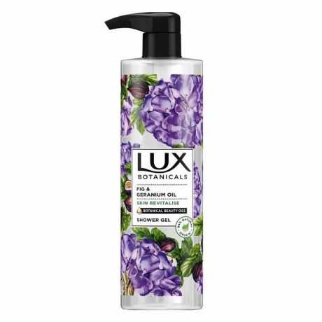 شامپو بدن لوکس Lux مدل Fig & Geranium Oil حجم 500 میل 