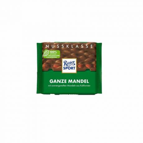 شکلات با مغز بادام ریتر اسپرت Ritter Sport حجم 100 گرم