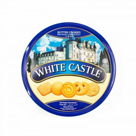 کوکی کره ای قوطی فلزی White Castle حجم 681 گرم