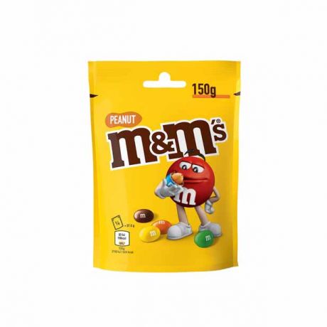 اسمارتیز با مغز بادام زمینی ام اند ام m&m حجم 150 گرم