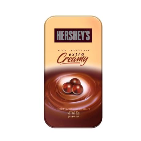 شکلات توپی شیری هرشیز Hersheys مدل Extra Creamy حجم 50 گرم