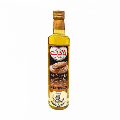 روغن کنجد پالایش شده لادن طلایی (مناسب برای پخت و پز و سالاد) 500 میلی لیتر