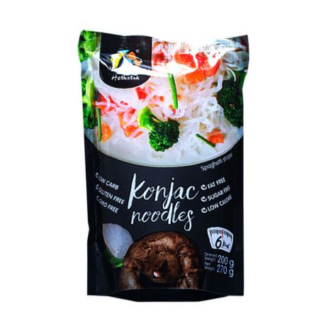 نودل شیراتاکی (کنجاک) hethstia حجم 250 گرم shirataki konjac noodle