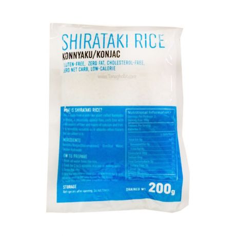 برنج رژیمی شیراتاکی (کنجاک) shirataki rice حجم 200 گرمی