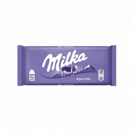 شکلات تخته ای شیری میلکا Milka حجم 100 گرم