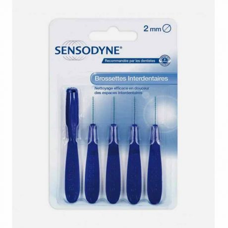 مسواک بین دندانی سنسوداین Sensodyne قطر 2 میلی متر بسته 5 عددی