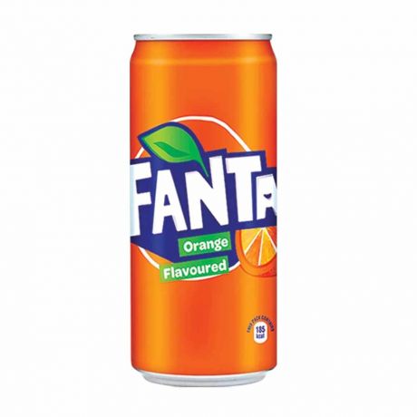 نوشابه پرتقالی فانتا Fanta حجم 185 میلی لیتر