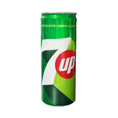 نوشابه گازدار قوطی اورجینال سون آپ 7up حجم 250 میلی لیتر