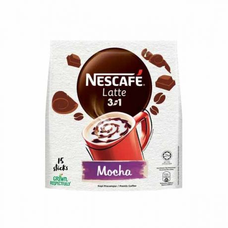 کافی میکس لاته 3 در 1 موکا نسکافه Nescafe بسته 15 عددی 31 گرم