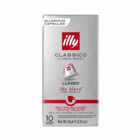 کپسول قهوه ایلی illy کلاسیک لانگو بسته 10 عددی