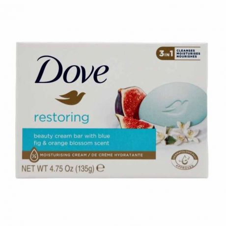 صابون داو Dove مدل restoring حاوی رایحه انجیر 135 گرم