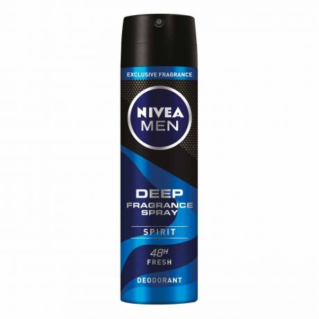 اسپری دئودورانت نیوآ Nivea مدل Deep Spirit حجم 150 میل