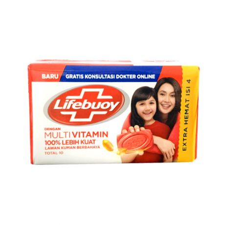 صابون آنتی باکتریال مولتی ویتامین لایف بوی Lifebuoy حجم 100 گرم