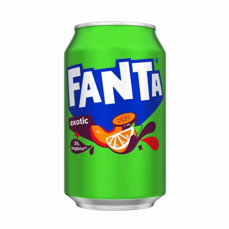 نوشابه قوطی اورجینال فانتا Fanta مدل exotic حجم 330 میل