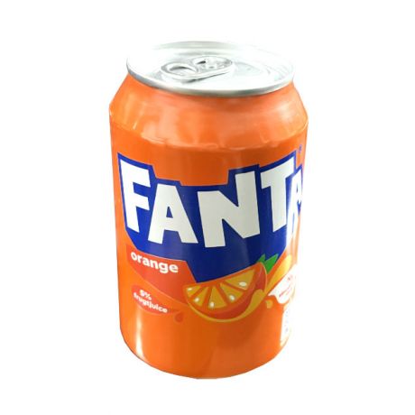 نوشابه قوطی اورجینال پرتقالی فانتا Fanta حجم 330 میل