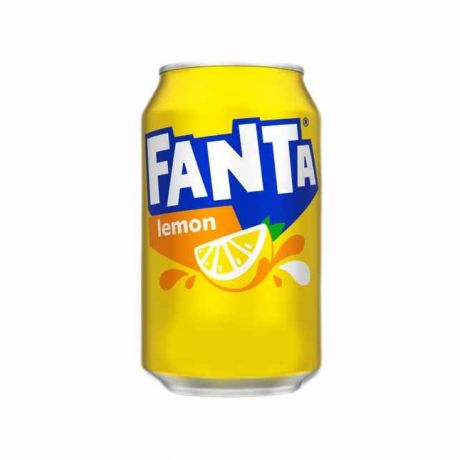 نوشیدنی قوطی اورجینال لیمویی فانتا Fanta حجم 330 میل