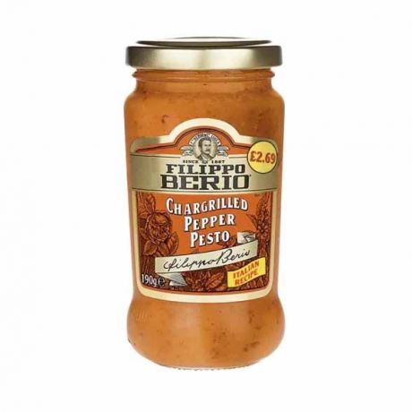 سس پستو فلفلی Pepper Pesto فلیپو بریو Filippo Berio حجم 190 گرم