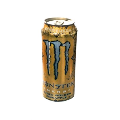 نوشیدنی انرژی زا مانستر Monster (بدون قند) مدل Ultra Golden Pineapple حجم 500 میل