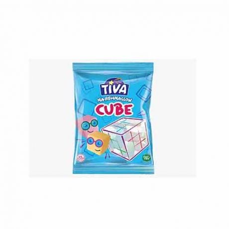 مارشمالو تیوا Tiva مدل Cube (بدون قند) 30 گرم