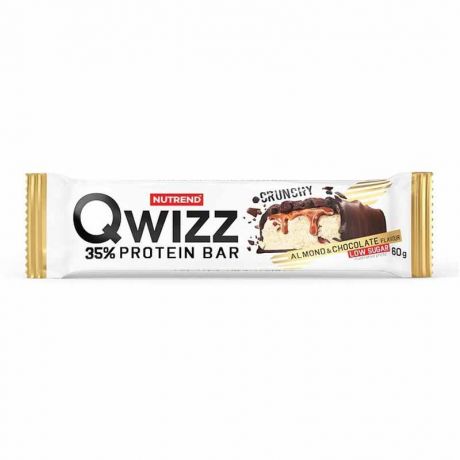 پروتئین بار شکلات بادام Qwizz کوئیز (35 درصد پروتئین) 60 گرم