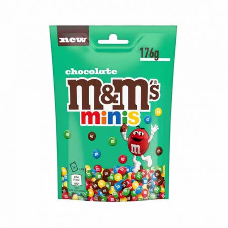 مینی اسمارتیز شکلاتی ام اند ام m&ms حجم 176 گرم