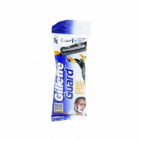 خودتراش یکبار مصرف ژیلت Gillette مدل Guard همراه با 3 عدد یدک 