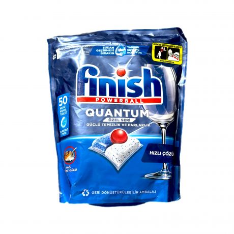 قرص ماشین ظرفشویی فینیش Finish مدل Quantum بسته 50 عددی