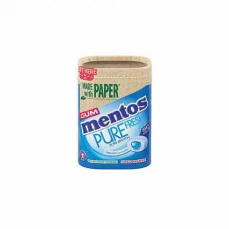 آدامس منتوس mentos نعنایی تازه با زالیتول بدون شکر بسته 50 عددی